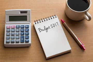 Budget 2017- conceptual image