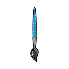 paint brush isolated icon vector illustration design