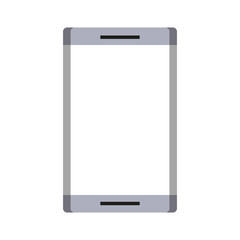 modern smartphone with blank screen icon image vector illustration design 