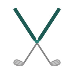 golf club icon image vector illustration design 
