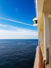 view from a cruise ship cabin - baltic sea