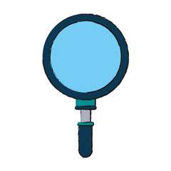 magnifying glass icon image vector illustration design 