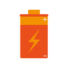 isolated battery icon image vector illustration design 