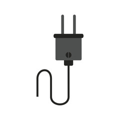 plug with cord icon image vector illustration design 