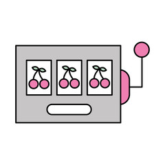 slot machine isolated icon vector illustration design