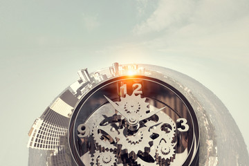 When time is passing. Mixed media