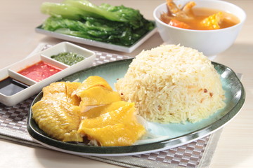 steamed chicken