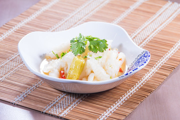 steamed chicken