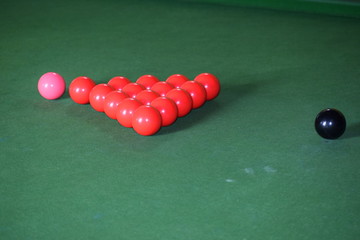 Snooker balls 