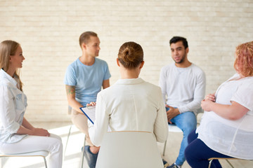 Young People in Group Training Session