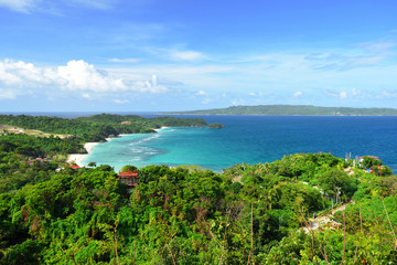 Boracay scenary view from Luho Mountain