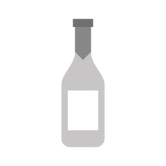 wine bottle isolated icon vector illustration design