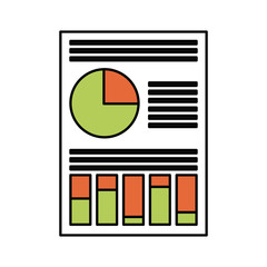 graph chart icon image vector illustration design 