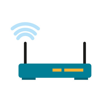 wifi router icon image vector illustration design 