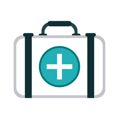 first aid kit healthcare icon image vector illustration design 