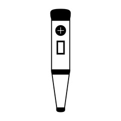 digital thermometer healthcare icon image vector illustration design 