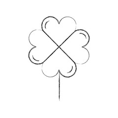 clover poker symbol icon vector illustration design