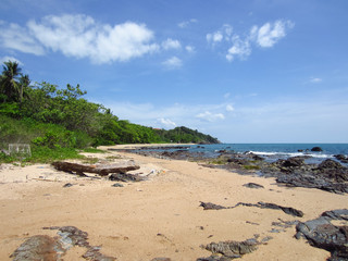 Klong Tob Beach, Location on Lanta Island