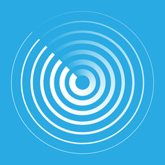 Radar abstract icon sign symbol logo vector illustration