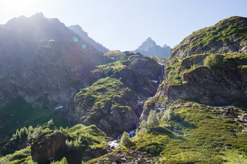 Fototapeta premium Mountains of the Caucasus, Arkhyz.