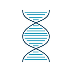 dna molecule isolated icon vector illustration design