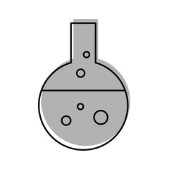 laboratory tube test icon vector illustration design