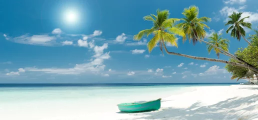 Photo sur Plexiglas Plage tropicale Panorama de plage de rêve