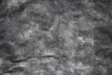 Dark titanium plate, gray metal texture as background