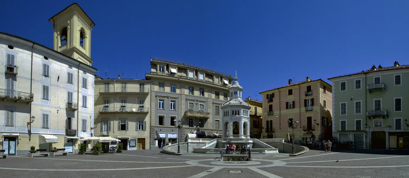 Piazza La Bollente ad Acqui Terme Alessandria Piemonte Italia 