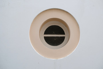 Close Up View of Facade Circle Window