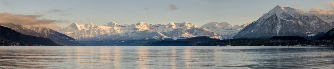 lake thun panorama