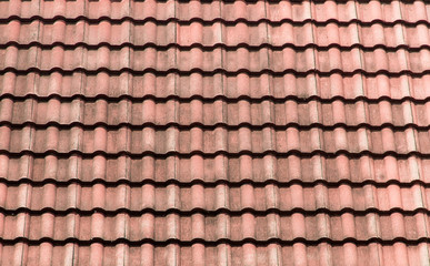 abstract texture of old red top roof of temple buddha,architecture building buddhism