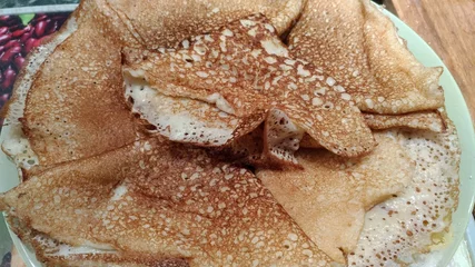 Pancakes, pastries, oven, pies, pancakes, texture, background, food, tasty © Svetlana