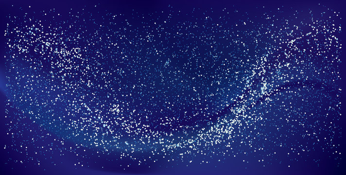 Fototapeta sky map with a few thousands of stars