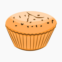 Cupcake cartoon Icon.
