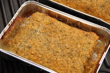 Seelachsfilet in Aluschale