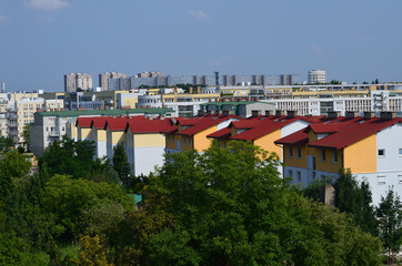 Widok Osiedla Tysiąclecia w Poznaniu/View of the Millenium Settlement in Poznan, Greater Poland,...