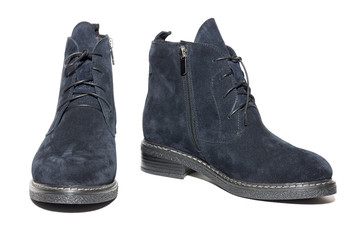 Female winter suede shoes