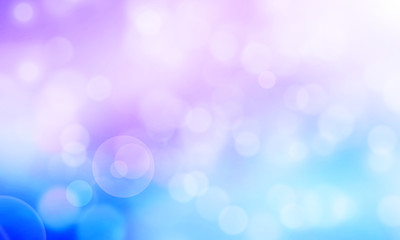 Beautiful soft blur and colorful Bokeh lights on party night atmosphere background.