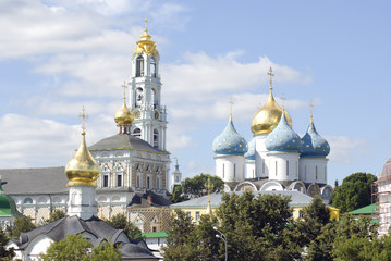 Fototapeta na wymiar Trinity Sergius Lavra in Sergiev Posad, Russia.