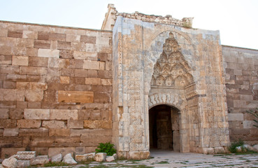 Fototapeta na wymiar sultanhanı ancient building