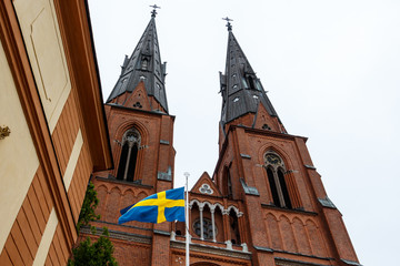 Uppsala's main landmark - The Cathedral (Uppsala domkyrka)