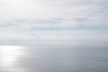 Fototapeta na wymiar Image of the sea with beautiful blue sky background