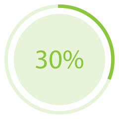 Pie chart vector