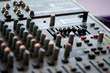 Audio control panel