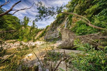 stunning waterfalls in Italy