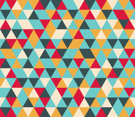 triangle background seamless pattern