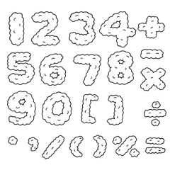 vector set of number