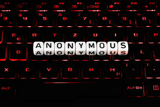 Anonymous symbol on keyboard