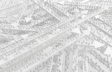 Cartoon Crowd, Movements White